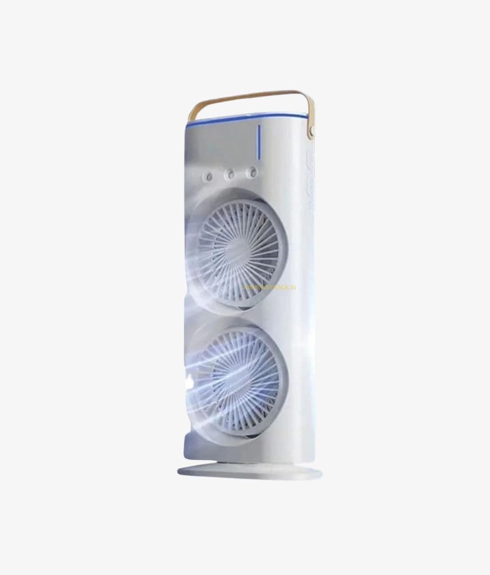 Ventilateur de Bureau Double Tête avec Brumisateur